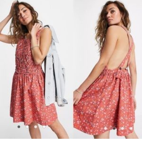 Free People Petunia Mini Fit-&-Flare Dress. - Picture 12 of 16